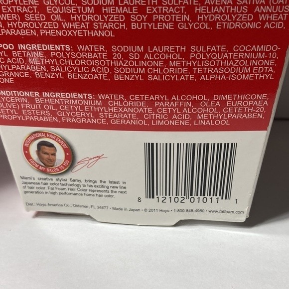 Samy Fat Foam Hair Color G5 Medium Golden Brown 2 Boxes Discontinued - Picture 7 of 14